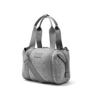 Dagne Dover Landon Neoprene Carryall Bag Sz Sm in Heather Grey